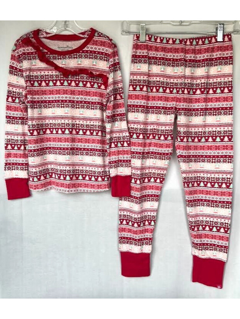 American Girl Holiday Pajamas-Size 10 For Girls, 2 Piece Set